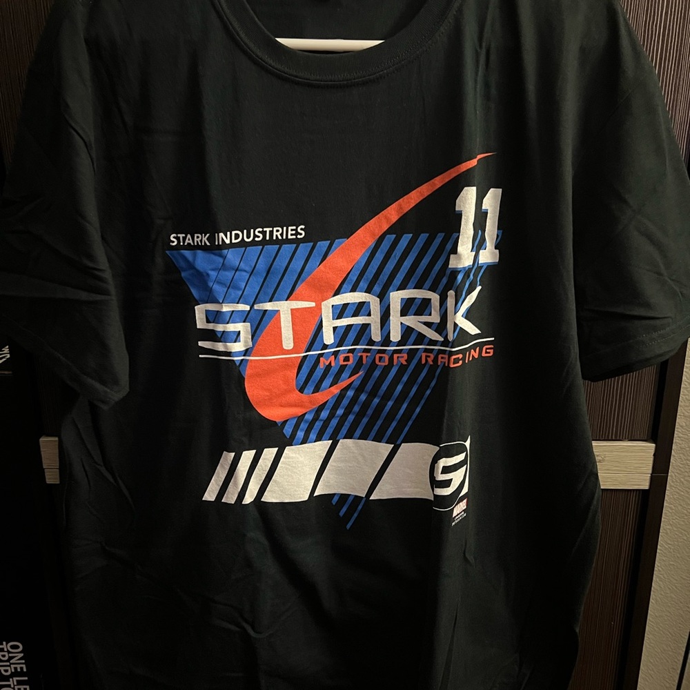 Never worn marvel Stark Motor Racing shirt